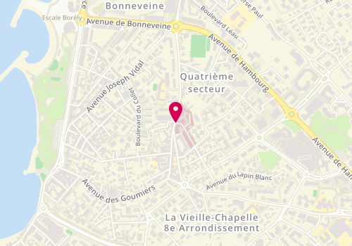 Plan de PONTE-ASTOUL Jacqueline, 89 Boulevard du Sablier, 13008 Marseille