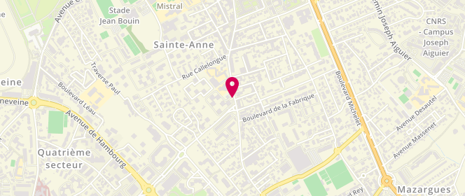 Plan de CHABLIS Cyrille, 508 Avenue de Mazargues, 13008 Marseille