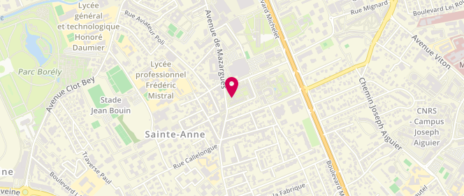 Plan de PALADEL Jean Marc, 431 Avenue de Mazargues, 13008 Marseille
