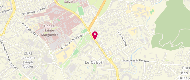 Plan de ELSAIR Laurence, 33 Boulevard du Cabot, 13009 Marseille