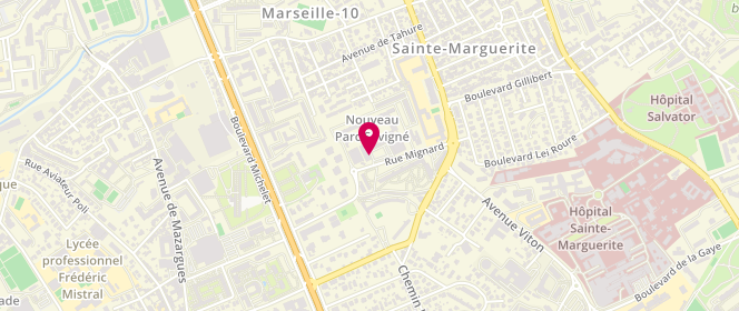 Plan de ABOU Michaël, 7 Place Mignard, 13009 Marseille