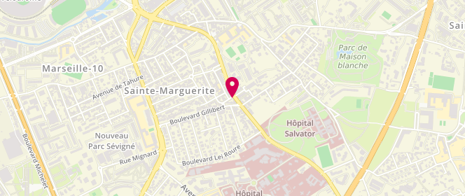 Plan de BASTIDE Margaux, 249 Boulevard Sainte Marguerite, 13009 Marseille