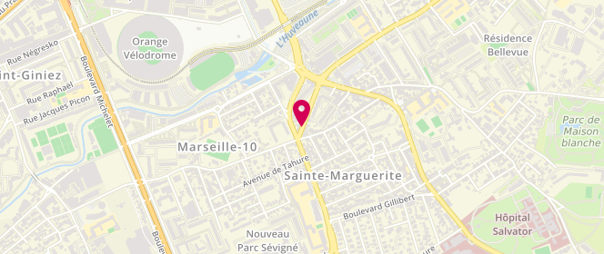 Plan de AQUILINA Philippe, 16 Square Jean Bouin, 13009 Marseille