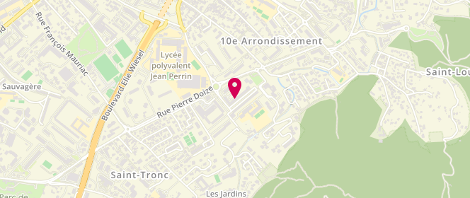 Plan de MOATTI Elie, 39 Rue André Audoli, 13010 Marseille