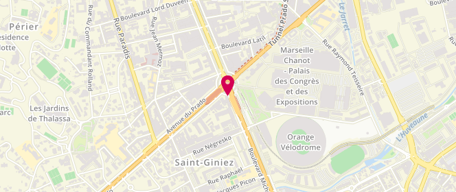 Plan de CREST-GUILLUY Marine, 2 Boulevard Michelet, 13008 Marseille
