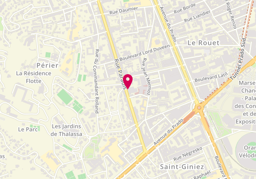Plan de PROUST Hélène, 433 Rue Paradis, 13008 Marseille