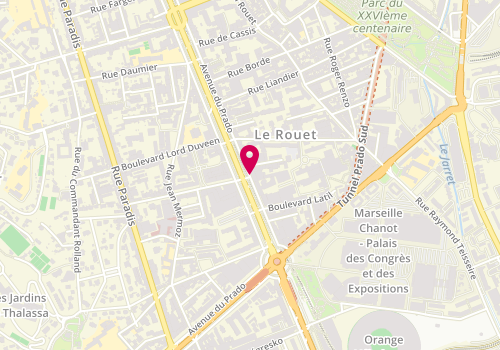 Plan de DHAOUADI Anîs, 241 Avenue du Prado, 13008 Marseille