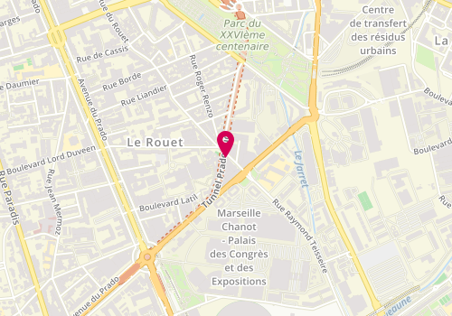 Plan de SALVO-MORIN Noëlle, 188 Rue du Rouet, 13008 Marseille