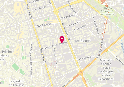 Plan de TARPIN LYONNET Geneviève, 9 Boulevard Lord Duveen, 13008 Marseille