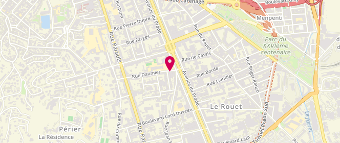 Plan de ASSOULINE William, 1 Rue Daumier, 13008 Marseille