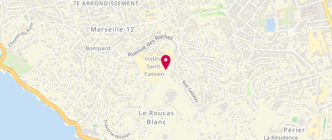Plan de SIMON Aude, 8688 Chemin du Roucas Blanc, 13007 Marseille