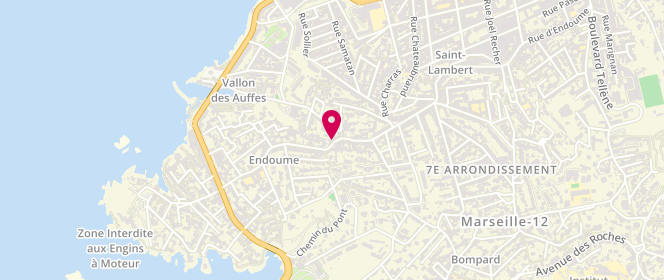 Plan de CREPIN Emmanuel, 308 Rue d'Endoume, 13007 Marseille