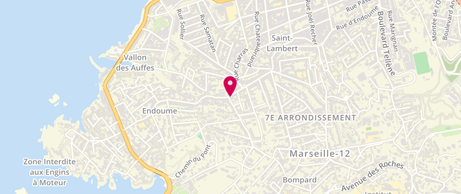 Plan de DENEUVILLE Manon, 255 Rue d'Endoume, 13007 Marseille