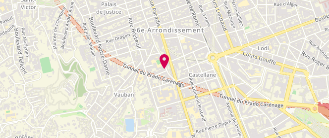 Plan de ALARCON Diaz Sébastian, 82 Rue Stanislas Torrents, 13006 Marseille