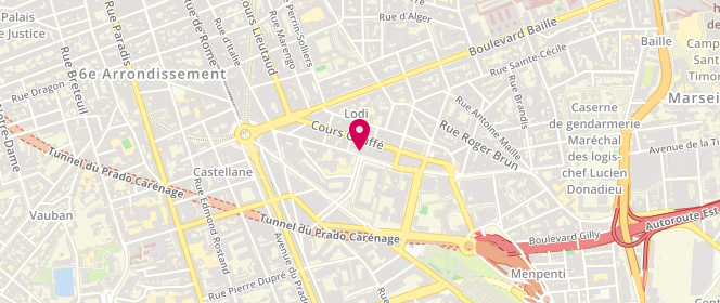 Plan de BONNET Jean Louis, 33 Avenue de Toulon, 13006 Marseille