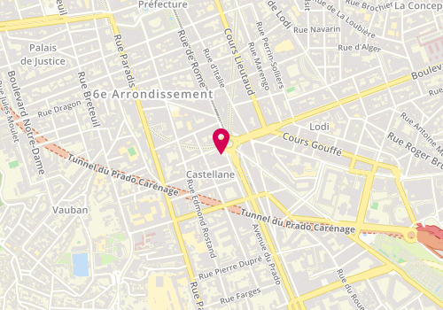 Plan de SIMEONI Alias Juliette, 24 Place Castellane, 13006 Marseille