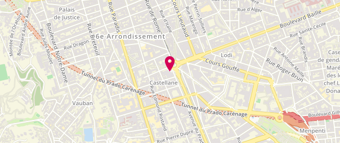 Plan de BEKADA-ALIDIÈRES Nacera, 24 Place Castellane, 13006 Marseille