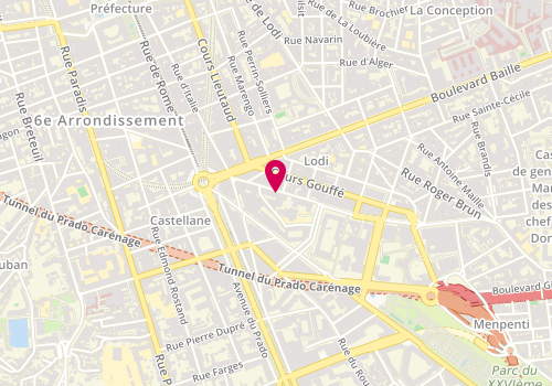 Plan de LUCET Antoine, 38 Avenue de Toulon, 13006 Marseille