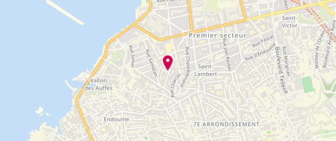 Plan de CHABERT Benoît, 15 Rue Magaud, 13007 Marseille