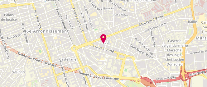 Plan de DEVAUX Tanguy, 3 Rue de Friedland, 13006 Marseille