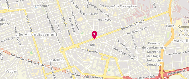 Plan de HAYEK Nadim, 56 Boulevard Baille, 13006 Marseille