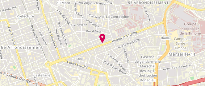 Plan de GADARINIAN Gabriel, 115 Boulevard Baille, 13005 Marseille