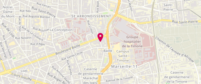 Plan de GIMENEZ Denise, 7 Rue Nègre, 13005 Marseille