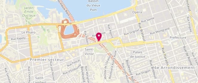 Plan de BAUDOIN-HALOCHE Aurore, 67 Boulevard de la Corderie, 13007 Marseille