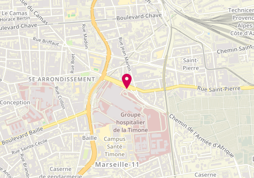 Plan de DULAU-METRAS Cécile, 264 Rue Saint Pierre, 13005 Marseille