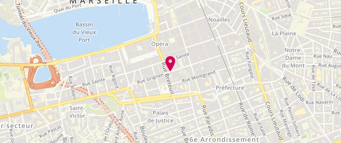 Plan de CARABOEUF Michel, 55 Rue Grignan, 13006 Marseille