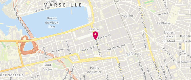Plan de PAUL Marine, 10 Rue Breteuil, 13001 Marseille