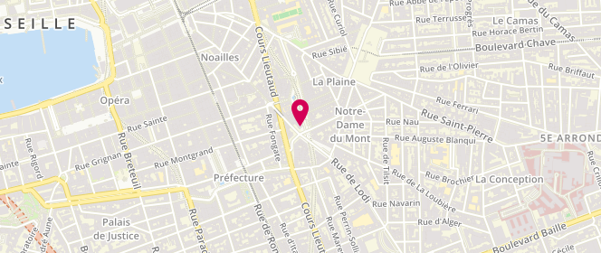 Plan de GHARIANI Joëlle, 5 Boulevard Théodore Thurner, 13006 Marseille