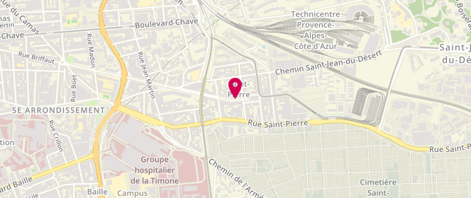 Plan de BENICHOU Moïse, 137 Boulevard Jeanne d'Arc, 13005 Marseille