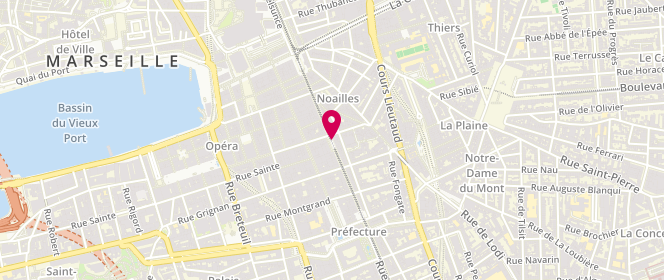 Plan de RAYBAUD Véronique, 51 Rue de Rome, 13001 Marseille