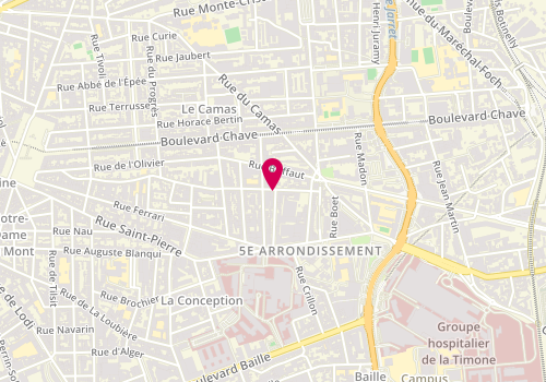 Plan de GUIDICELLI Thomas, 32 Rue de Locarno, 13005 Marseille