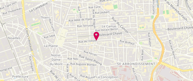 Plan de GOURGEONNET Alain, 79 A Rue du Progres, 13005 Marseille