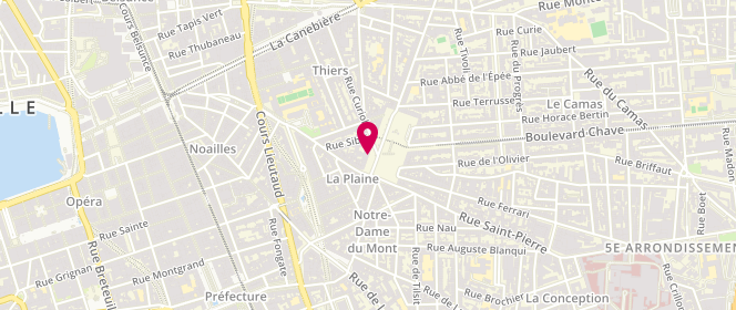 Plan de KHALVADJIAN Robert, 34 Place Jean Jaurès, 13001 Marseille