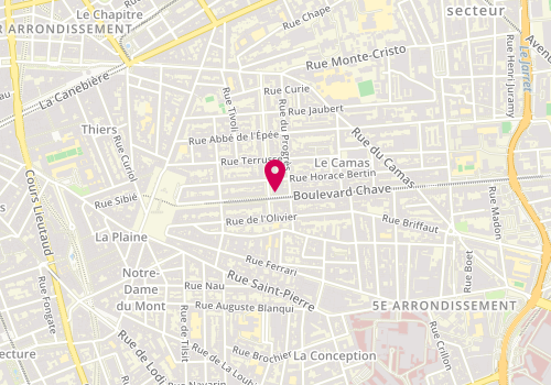 Plan de ORSINI Frédéric, 65 Boulevard Chave, 13005 Marseille
