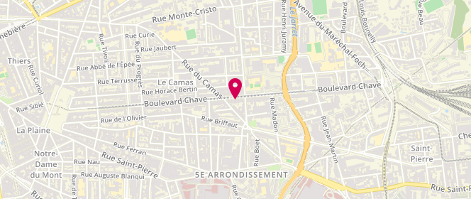 Plan de SINANIAN Jean Paul, 194 Boulevard Chave, 13005 Marseille