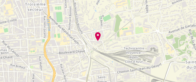 Plan de LAVIT Frédérique, 32 Avenue d'Haiti, 13004 Marseille
