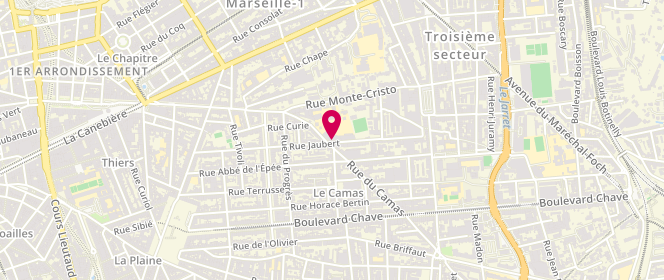 Plan de CHAULIAC Lucien, 81 Rue Jaubert, 13005 Marseille