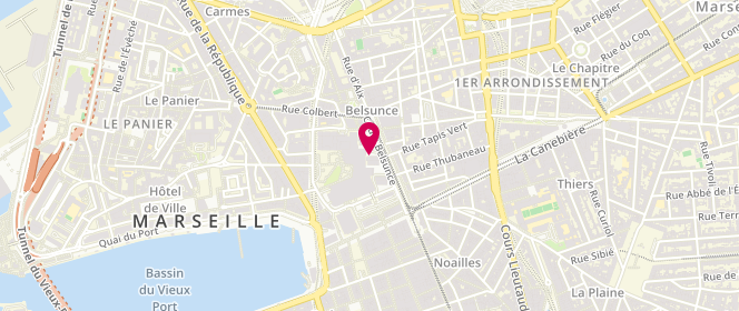 Plan de BELGUEBLI Chafik, 14 Square Belsunce, 13001 Marseille