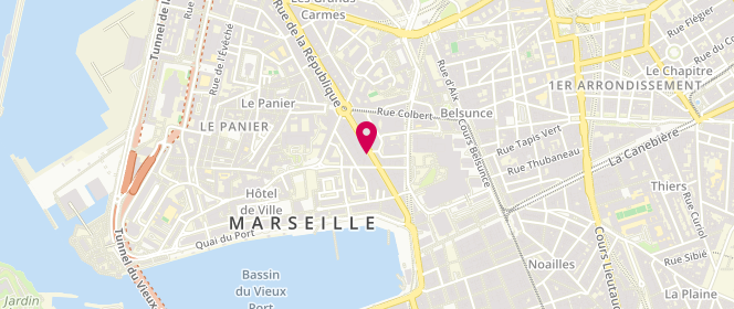 Plan de AFFRIAT Charlie, 21 Rue de la Republique, 13002 Marseille
