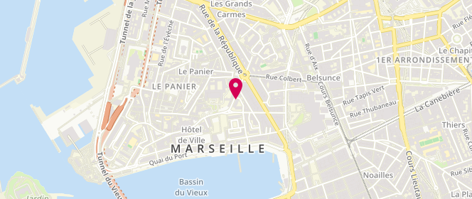 Plan de NGUYEN Minh-Duc, 6 Rue Méry, 13002 Marseille
