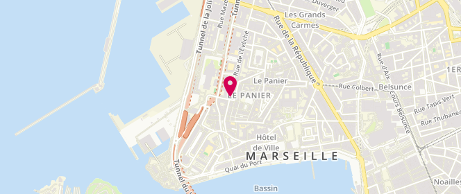 Plan de VALENTIN Patricia, 36 Rue de l'Eveche, 13002 Marseille