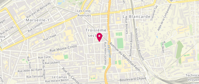 Plan de LAVEDRINE Angèla, 21 Rue des Orgues, 13004 Marseille