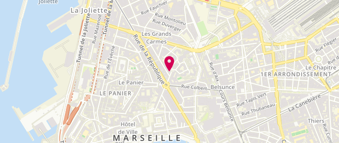 Plan de BASTID Christophe, 7 Rue Félix Eboué, 13002 Marseille