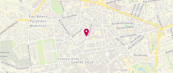 Plan de BENELLI Martine, 2 Rue Raymond Planté, 64000 Pau