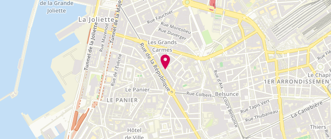 Plan de DUMAS Alexandre, 38 Rue Jean Trinquet, 13002 Marseille