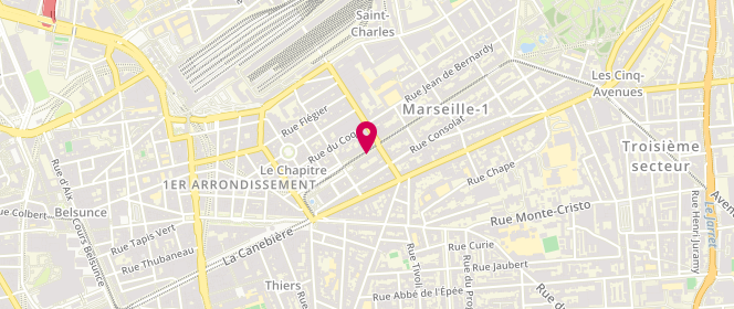 Plan de CHABLIS Anne, 14 Boulevard Longchamp, 13001 Marseille